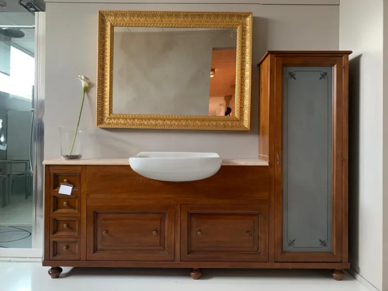 Mobile arredo bagno A terra Pacema Legno massello scontati