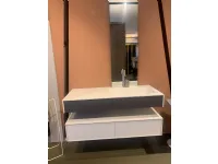Mobile bagno Unico top sospeso corian + cassettiera l.120 p.50 cm Rexa SCONTATO a PREZZI OUTLET