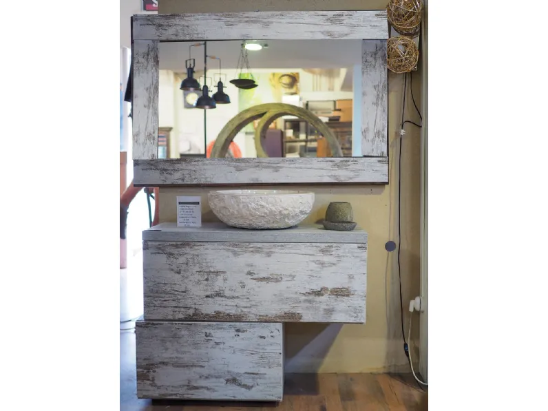 moble bagno sfalsato vintage shabby in offerta nuovimondi