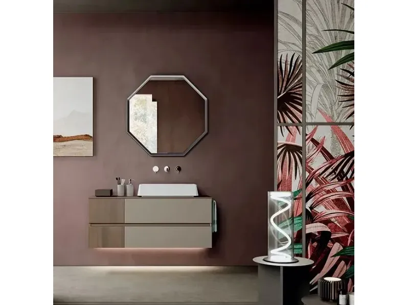 Mobile bagno design Segno * di Cerasa in OFFERTA OUTLET - 30%