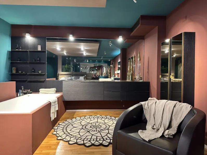 Mobile bagno Sospeso Sky rovere inchiostro Arbi a prezzo ribassato