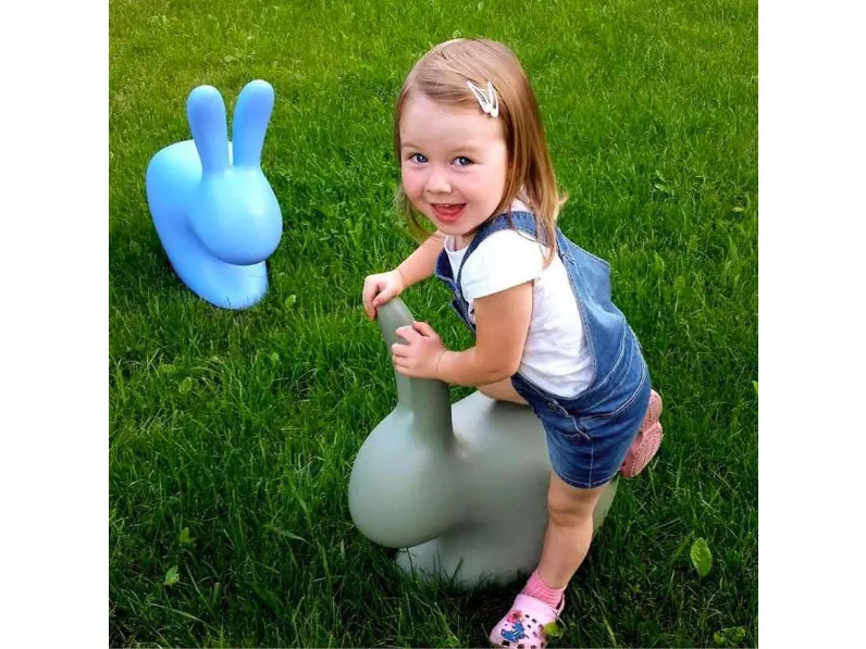  Sedia coniglio baby verde balsamico  Qeeboo Arredo Giardino IN OFFERTA  