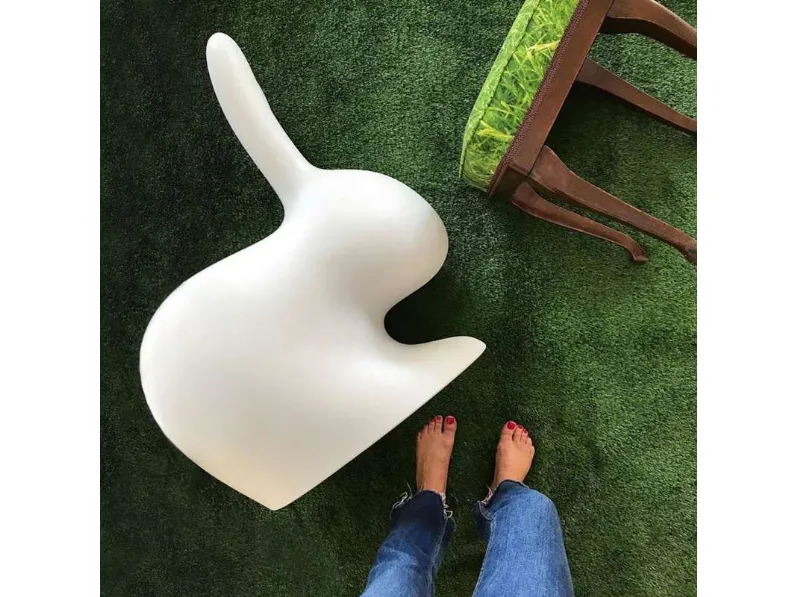 Qeeboo  sedia coniglio verde balsamico Arredo Giardino A PREZZI SCONTATISSIMI  
