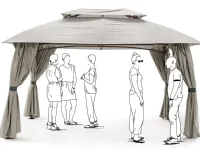 Arredo Giardino Bizzotto Gazebo dillon  con un ribasso esclusivo