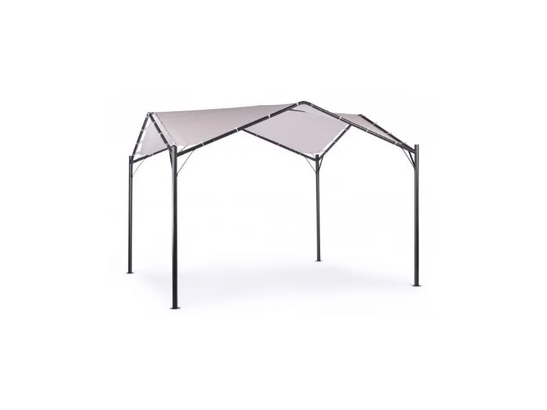 Arredo Giardino Bizzotto Gazebo dome 3.5x3.5 antracite-grigio A PREZZI OUTLET