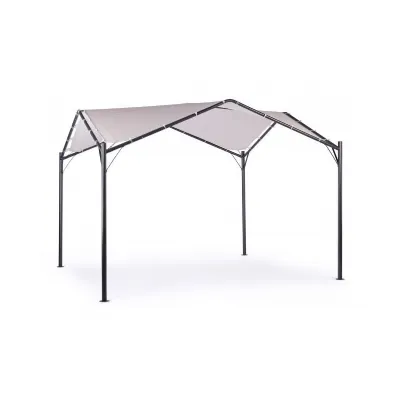 Arredo Giardino Bizzotto Gazebo dome 3.5x3.5 antracite-grigio A PREZZI OUTLET