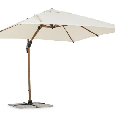 Ombrellone braccio orion 3x3 nat-beige Bizzotto: arredo giardino in Offerta Outlet
