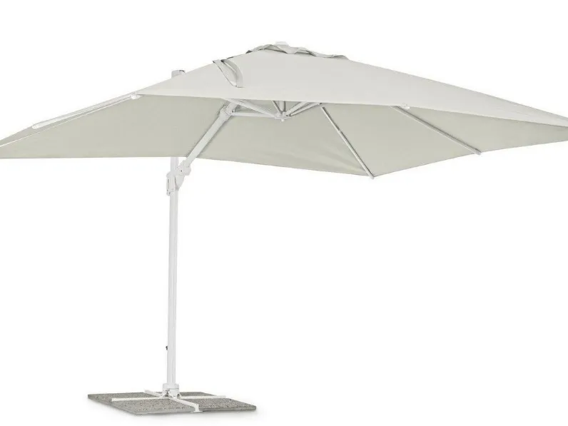 Arredo giardino Bizzotto Ombrellone eden 300 x 400 telo naturale - bizzotto con un ribasso esclusivo
