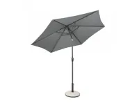 Arredo giardino  ombrellone kalife d.270 cm grigio  Bizzotto a prezzo scontato