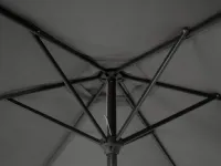 Arredo giardino  ombrellone kalife d.270 cm grigio  Bizzotto a prezzo scontato