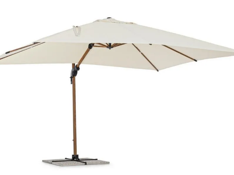Arredo giardino Ombrellone orion palo laterale 3x4 nat-beige - bizzotto Bizzotto a prezzo ribassato