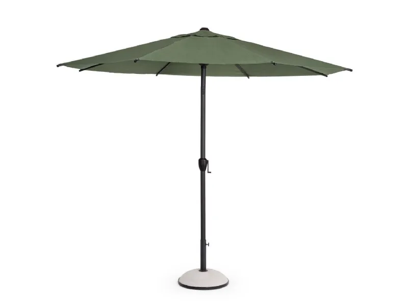 Arredo giardino Bizzotto Ombrellone rio tondo  300 verde olive A PREZZI OUTLET
