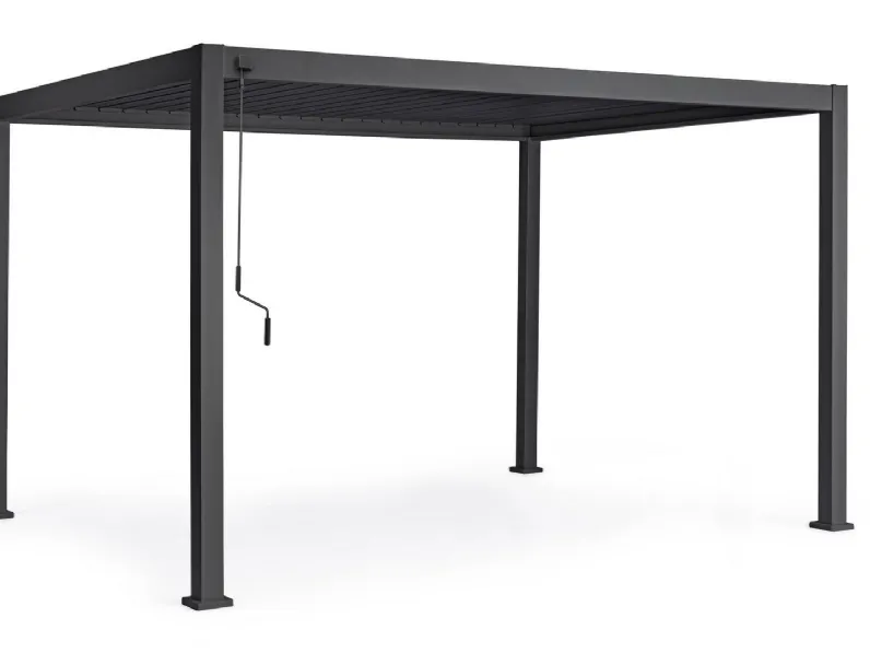 Bizzotto Pergola ocean 3 x 4 antracite: arredo giardino con forte sconto