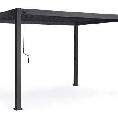Bizzotto Pergola ocean 3 x 4 antracite: arredo giardino con forte sconto