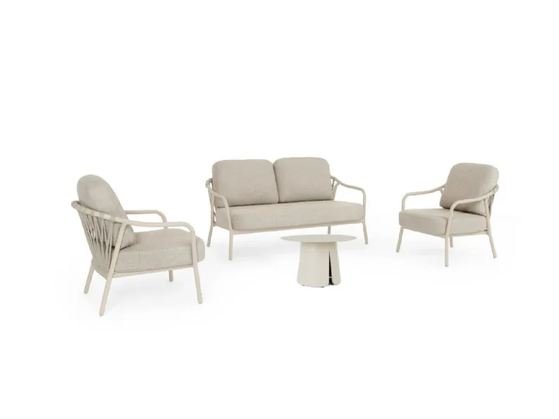 Bizzotto Salotto edvige sabbia tavolo 70 bizzotto: arredo giardino in offerta