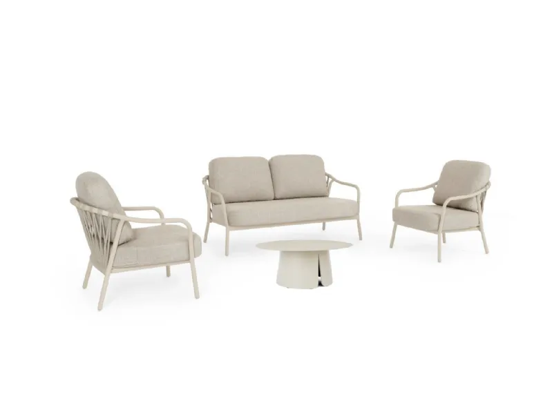 Arredo Giardino Bizzotto Salotto edvige sabbia tavolo 90 bizzotto a prezzo ribassato