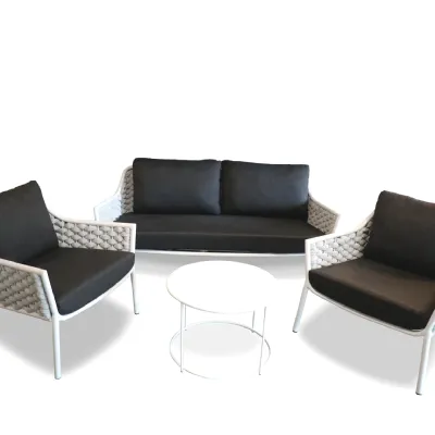 Bizzotto Salotto everly bianco: arredo giardino in offerta