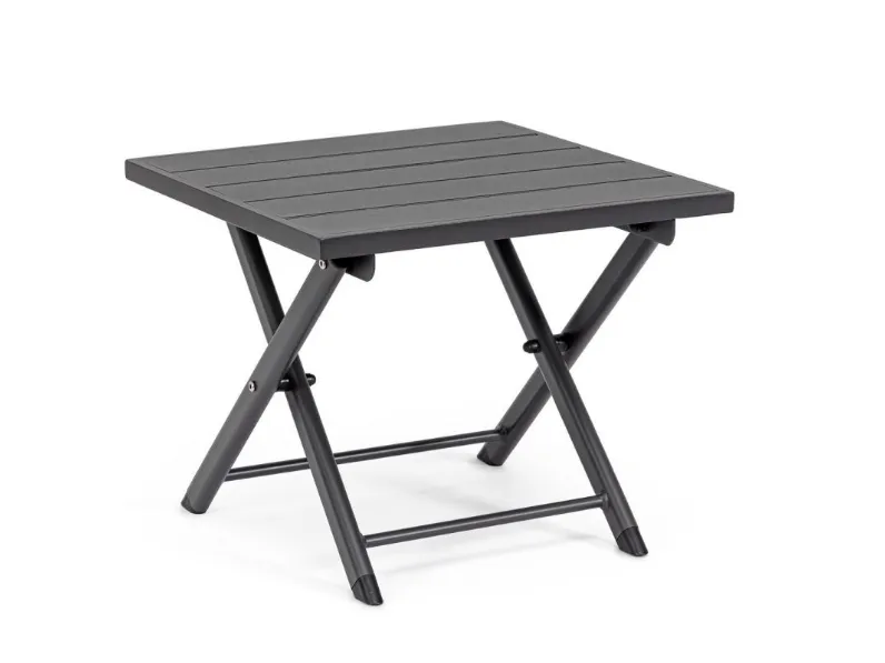 Mobile giardino Tavolino taylor 44x43 cm grigio scuro - bizzotto di Bizzotto con forte sconto