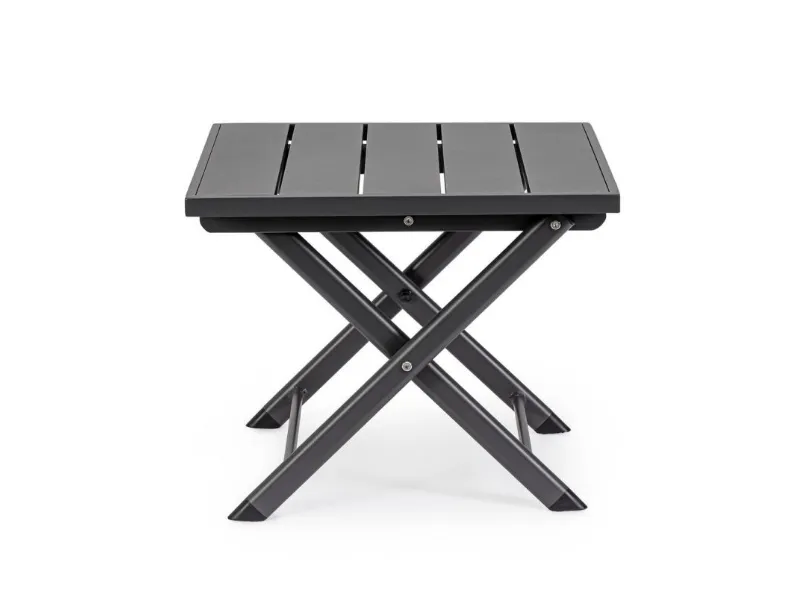 Arredo giardino Tavolino taylor 44x43 cm grigio scuro - Bizzotto a prezzo ribassato