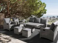 Arredo Giardino Bizzotto Tavolo kent grigio con uno sconto esclusivo