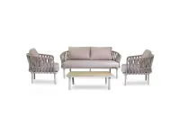 Arredo giardino Salotto 4 p san vito sabbia vacchetti Collezione esclusiva OFFERTA OUTLET - 30%