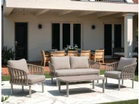 Arredo giardino Salotto 4 p san vito sabbia vacchetti Collezione esclusiva OFFERTA OUTLET - 30%