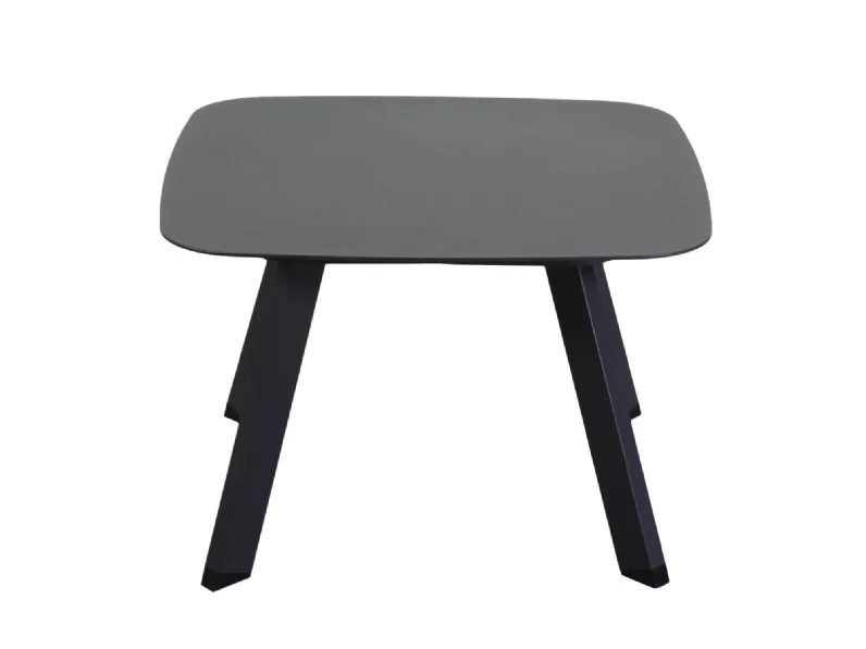 Mobile giardino modello Salotto alluminio riverside antracite con cuscini grigi (bracciolo in hpl) 3 pezzi - vacchetti di Collezione esclusiva IN OFFERTA
