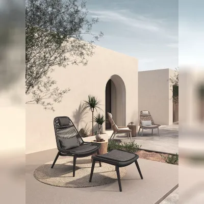 Arredo Giardino Como lounge chair Collezione esclusiva a prezzo ribassato