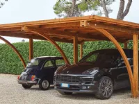 Mobile giardino Copertura auto artigianale made in italy pino nordico di Md work a prezzo ribassato
