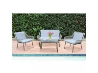 Arredo Giardino Cosma outdoor living Salotto mombasa con cuscini con uno sconto esclusivo