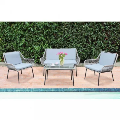 Arredo Giardino Cosma outdoor living Salotto mombasa con cuscini con uno sconto esclusivo