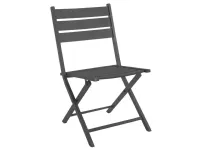Arredo Giardino Cosma outdoor living Set tavolo alabama 130 x 77 pieghevole con 4 sedie alabama antracite con un ribasso esclusivo