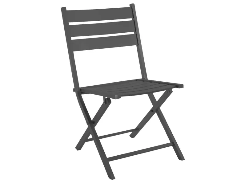 Arredo Giardino Cosma outdoor living Set tavolo alabama 130 x 77 pieghevole con 4 sedie alabama antracite con un ribasso esclusivo