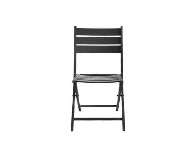 Arredo Giardino Cosma outdoor living Set tavolo alabama 130 x 77 pieghevole con 4 sedie alabama antracite con un ribasso esclusivo