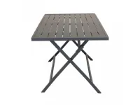 Arredo Giardino Cosma outdoor living Tavolo pieghevole alabama 130 x 77 con 4 sedie georgia taupe - cosma a prezzo ribassato