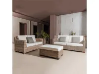 Divano Cayman 3p: arredo giardino etnico in offerta.