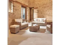 Divano small box rattan naturale Outlet etnico: Arredo Giardino a prezzi convenienti