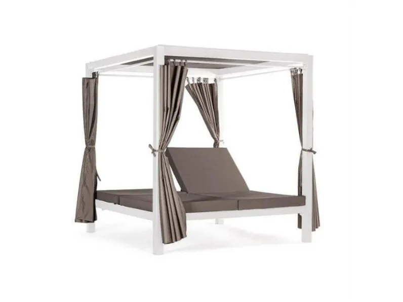 Arredo Giardino Gazebo letto timbuktu bianco Outlet etnico OFFERTA OUTLET