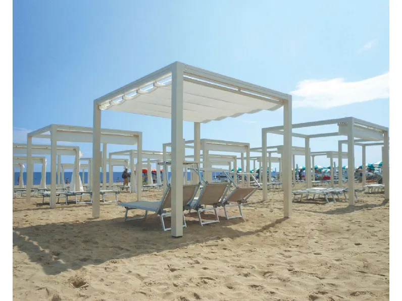 Arredo Giardino Gazebo onda 120 misura 300x300 cm Giulio barbieri a prezzo ribassato