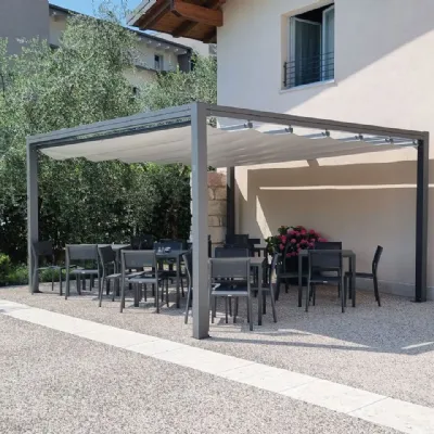 Arredo Giardino Gazebo onda 120 misura 300x300 cm Giulio barbieri a prezzo ribassato