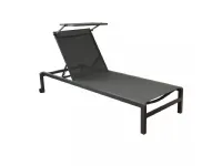 Arredo giardino Cosma outdoor living Lettino madison antracite - cosma A PREZZI OUTLET