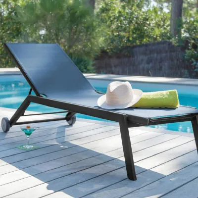 Proloisirs Lettino prendisole florence antracite: Arredo Giardino con forte sconto