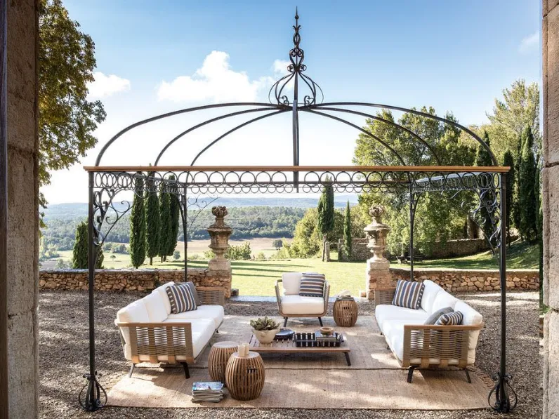 Arredo Giardino: Padiglione in ferro zincato Veneziano MD Work a prezzo scontato!