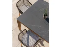 Offerta: Tavolo Giardino Quadrato in Teak Ceramica Md Work