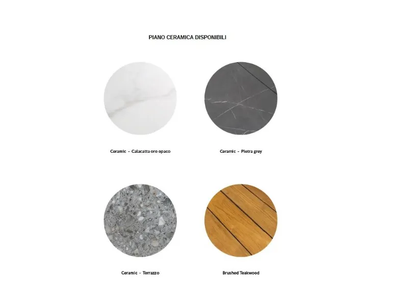 Offerta: Tavolo Giardino Quadrato in Teak Ceramica Md Work