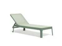 Mobile giardino Lettino plano menta telo mandorla di Nardi in offerta