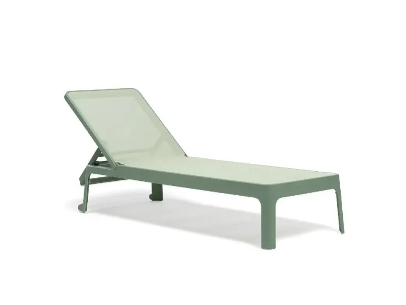 Mobile giardino Lettino plano menta telo mandorla di Nardi in offerta