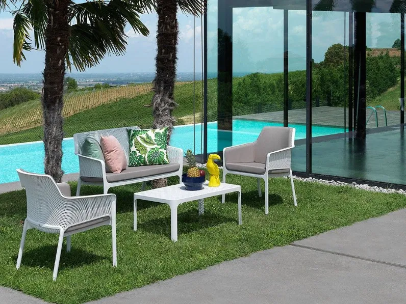Arredo giardino Tavolino basso net 100 antracite Nardi OFFERTA OUTLET - 20%
