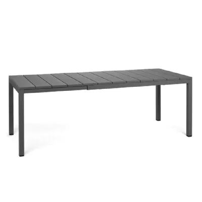 Mobile giardino Tavolo allungabile rio 140/210 antracite di Nardi a prezzi outlet