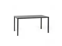 Arredo giardino Nardi Tavolo cube 140 x 80 con 4 poltroncine trill antracite A PREZZI OUTLET